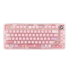 Bàn Phím Cơ Không Dây Bluetooth Leobog K81BT - Gasket Mount, 81 Phím, LED RGB, Crystal Switch, Phụ Kiện Gaming Độc Đáo