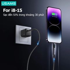 Đầu Chuyển C to C USAMS US-SJ682 AU18 100W Adapter Nhôm Hợp Kim - Tiện Lợi Kết Nối Thiết Bị Type-C và Đầu Ra Digital Display