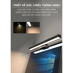 Đèn Treo Màn Hình Bảo Vệ Mắt TB30 - Đèn LED 3 Chế Độ Ánh Sáng Tăng Cường Sự Tập Trung và Bảo Vệ Thị Lực Cho Làm Việc Văn Phòng, Game Thủ