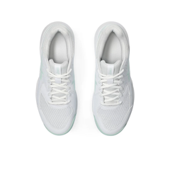Giày Tennis Nữ Asics Gel-Dedicate 8 Wide - Giày Pickleball Đấu Trường Thể Thao Màu Trắng/Xanh Mint, Thoáng Khí và Bền Bỉ