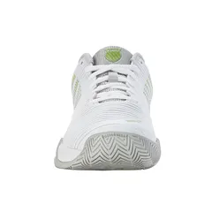Giày Pickleball Nữ K-Swiss Hypercourt Express 2 Trắng Xanh Lá - Giày Tennis Thể Thao Bền Chắc, Thoáng Khí, Di Chuyển Linh Hoạt