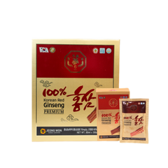 Nước hồng sâm Jeong Won Korean Red Ginseng Premium - Tăng cường sức đề kháng, cải thiện sức khỏe tổng thể, hộp 30 gói x 80ml
