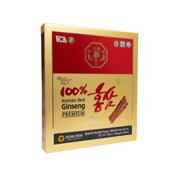 Nước hồng sâm Jeong Won Korean Red Ginseng Premium - Tăng cường sức đề kháng, cải thiện sức khỏe tổng thể, hộp 30 gói x 80ml