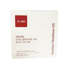 Nước Uống Hỗ Trợ Làm Trắng Da Dr.Diét Sunshine Glutathione 10X - Dưỡng Da Sáng Mịn, Tăng Cường Đàn Hồi, Hỗ Trợ Giảm Nám