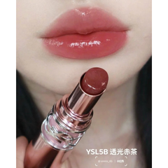 Son Dưỡng YSL Loveshine Candy Glow 5B Nude Crush Màu Đỏ Đất - Chất Dưỡng Ẩm Tuyệt Vời, Thời Thượng, Đẳng Cấp Pháp