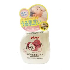 Sữa Tắm Gội Pigeon Baby Soap Nhật Bản - Sản Phẩm Dịu Nhẹ Cho Trẻ Sơ Sinh, Không Chất Bảo Quản, 500ml