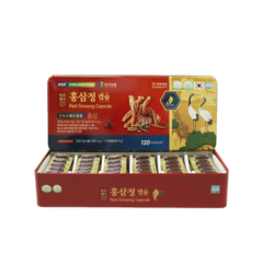 Viên Đạm Hồng Sâm Linh Chi Nhung Hươu Hanmi - Bổ Sung Dưỡng Chất Tăng Cường Sức Khỏe, Hỗ Trợ Miễn Dịch, Giảm Căng Thẳng 120 Viên