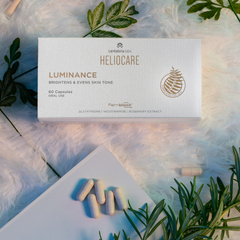 Viên uống HelioCare Luminance - Hỗ trợ sáng da, đồng màu da & giảm vết thâm với chiết xuất tự nhiên - 60 viên mẫu mới