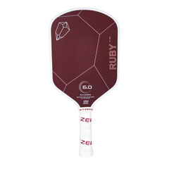 Vợt Pickleball Six Zero Ruby 14mm/16mm - Độ Xoáy Tối Ưu, Thiết Kế Hiện Đại, Dành Cho Người Chơi Chuyên Nghiệp
