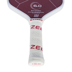 Vợt Pickleball Six Zero Ruby 14mm/16mm - Độ Xoáy Tối Ưu, Thiết Kế Hiện Đại, Dành Cho Người Chơi Chuyên Nghiệp