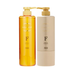 Cặp Dầu Gội Xả Number Three Muriem Gold Fresh Up F - Dưỡng ẩm, Phục hồi tóc hư tổn, 660ml & 620g