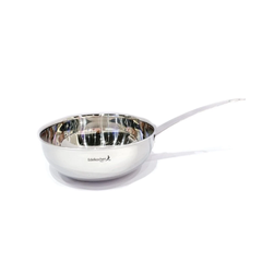 Chảo Inox 304 Edelkochen 3 Lớp Liền Khối Đáy Từ - Chảo Anti-Dính Thông Minh Dùng Cho Mọi Loại Bếp, Đẹp Sang Trọng