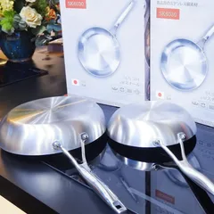 Chảo Inox chống dính SEKA SK6030 5 lớp đúc nguyên khối - Chảo đa năng cho mọi loại bếp, giữ nhiệt tốt và dễ vệ sinh