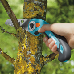 Cưa tay lưỡi gập Gardena 135P 08742-20 - Lưỡi cưa 135mm thép không gỉ, tay cầm nhựa HDPE, tiện lợi cho vườn cây và cắm trại