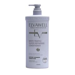 Dầu Xả Phục Hồi Tóc Elvawell White TrufFle Super Repairing 1000ml - Giảm Chẻ Ngọn, Tăng Độ Bóng Mượt, Hương Thơm Nhẹ Nhàng