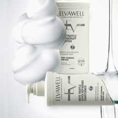 Dầu xả phục hồi tóc hư tổn Elvawell White Truffle Super Repair - 500ml Dưỡng ẩm, làm mềm, giảm gãy rụng, chăm sóc tóc hư tổn hiệu quả