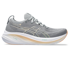 Giày chạy bộ nữ Asics Gel-Nimbus 26 - Giày pickleball Sheet Rock/Pale Mint thoải mái, hỗ trợ chấn thương cho người chơi thể thao
