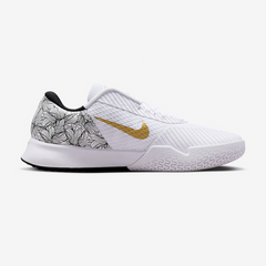 Giày Pickleball Nam Nike Air Zoom Vapor Pro 2 FZ8227-100 - Giày Tennis Đệm Zoom Air Thoáng Khí Màu Trắng Đen Vàng