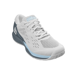 Giày Pickleball Nữ Wilson Rush Pro Ace Pickler - Giày Tennis Đệm R-DST+ Màu Baby Blue Thoáng Khí, Bám Chắc Chen Chân