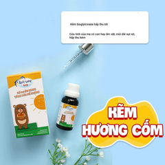 Kẽm Cho Bé Avisure Zio 20ml - Hương Cốm, Dễ Uống, Hỗ Trợ Ăn Ngon và Tăng Sức Đề Kháng, Bổ Sung Kẽm Hữu Cơ Hấp Thụ Cao