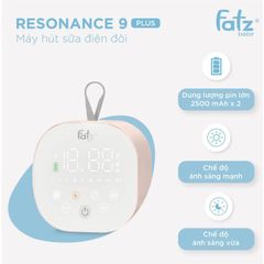 Máy Hút Sữa Điện Đôi Fatzbaby Resonance 9 Plus FB1168MB - 16 Cấp Độ, 5 Chế Độ Hút, Thiết Kế Thông Minh, Dụng Cụ Cho Mẹ Bỉm Sữa