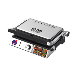 Máy Kẹp Bánh Mì & Bếp Nướng Điện Bennix BN-901EG - Nướng Nhanh & Đều, Công Suất 2200W, Thiết Kế Sang Trọng, Khay Chống Dính Teflon