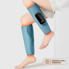 Máy Massage Chân BUMAS M5 Không Dây - Massage 6 Điểm, 3 Chế Độ, Chườm Ấm Giảm Đau, Pin 3600mAh, Thiết Kế Gọn Nhẹ