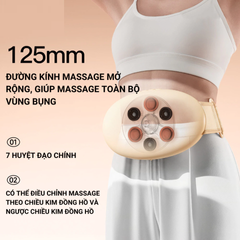 Máy Massage Nóng PGG W2 - Thiết Bị Massage Cơ Học Thư Giãn Bụng Cho Phụ Nữ, Hỗ Trợ Ngày Đèn Đỏ, Tiện Lợi Sử Dụng Ngoài Trời