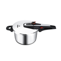 Nồi Áp Suất Inox Kalpen P2 6L - Thích Hợp Cho Bếp Từ, 4 Tầng Bảo Vệ, Vung Kính, Xửng Hấp Inox 304, An Toàn Dùng Cho Gia Đình 2-8 Người