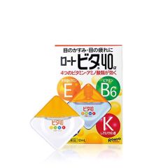 Nước Nhỏ Mắt Rohto Vita 40 Nhật Bản - Giải Pháp Dưỡng Mắt, Giảm Mỏi Mắt - Hỗ Trợ Sự Tập Trung Và Khỏe Mắt Tối Ưu
