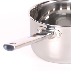 Quánh Inox 3 Lớp Liền Khối Đáy Từ Kalpen Emer EM16 - Dùng Cho Bếp Từ, Gas, Chịu Nhiệt Tốt - Chất Liệu Inox 304 An Toàn