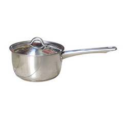 Quánh Inox Edelkochen 18cm Q18-3DED Đáy 5 Lớp Chất Liệu Inox 304 - Sử Dụng Được Trên Mọi Bếp, Tiết Kiệm Thời Gian Nấu Ăn