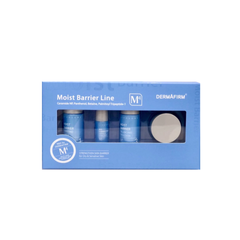 Set 4 món Dermafirm Moist Barrier Line M4 - Bộ sản phẩm cấp ẩm sâu, bảo vệ da nhạy cảm, dưỡng ẩm đa tầng cho làn da mịn màng
