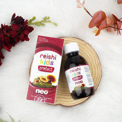 Siro Reishi Kids Protect - Tăng cường sức đề kháng cho trẻ từ 6 tháng tuổi, bổ sung Vitamin C và kẽm, hỗ trợ tiêu hóa hiệu quả