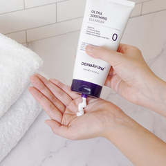 Sữa Rửa Mặt Dermafirm Ultra Soothing Cleanser 150ml - Sản Phẩm Dành Cho Da Nhạy Cảm, Làm Sạch Dịu Nhẹ, Củng Cố Hàng Rào Bảo Vệ Da