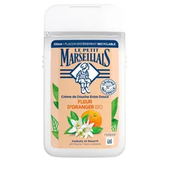 Sữa Tắm Hương Hoa Cam Le Petit Marseillais Fleur D'Oranger Bio 250ml - Dưỡng Ẩm, Làm Sạch Da Dịu Nhẹ, Hương Thơm Tự Nhiên