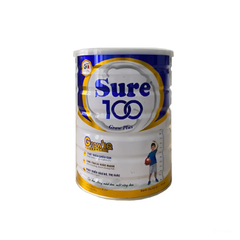 Sữa Bột Sure 100 Grow IQ - Phát Triển Chiều Cao, Trí Não và Thị Giác Cho Trẻ Từ 1-15 Tuổi, Giàu Dinh Dưỡng, Tăng Cường Miễn Dịch