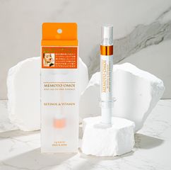 Tinh Chất Hỗ Trợ Trẻ Hóa Da Mắt Memoto Omoi Retinol & Vitamin C - Cung Cấp Độ Ẩm, Ngăn Ngừa Quầng Thâm, Bọng Mắt