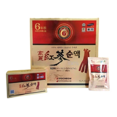 Tinh Chất Nước Hồng Sâm Pocheon Cao Ly Hàn Quốc 80ml x 30 Gói - Bổ Sung Năng Lượng, Hỗ Trợ Khỏe Mạnh, Quà Tặng Ý Nghĩa