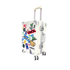 Vali Adidas Sticker Power 22 inch - Kéo Cabin Nhẹ, 4 Bánh Xe Quay 360 Độ, Thiết Kế Họa Tiết Sticker Độc Đáo, Dành Cho Đi Du Lịch
