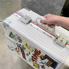 Vali Kéo Adidas Sticker Have A Good Time - Nhựa Cao Cấp, 20 Inch Để Du Lịch, Thiết Kế Độc Đáo, Bền Bỉ