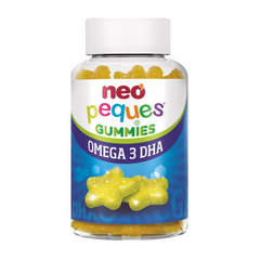 Viên nhai hương chanh Neo Kids Gummies Omega3 DHA - Kẹo dinh dưỡng hỗ trợ trí tuệ cho trẻ từ 3 tuổi, hương vị tươi ngon, dễ ăn