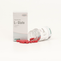 Viên uống IntelDerm L-Gluto Trắng Da - Hỗ Trợ Dưỡng Da Sáng Khỏe, Giảm Sạm Nám với L-Glutathione và Chiết Xuất Cà Chua Trắng
