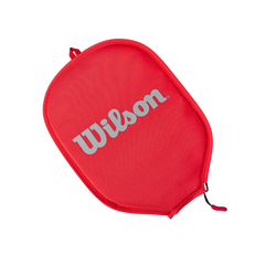 Vỏ bọc bảo vệ vợt Pickleball Wilson Cover WR8905600 - Chất liệu Polyester bền, bảo vệ vợt hiệu quả, màu xám/đỏ