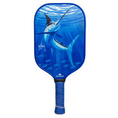 Vợt Pickleball Diadem Rush Guy Harvey Limited Edition - Thiết kế độc đáo nghệ thuật biển, nhẹ và bền cho người chơi kiểm soát tốt nhất.