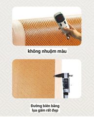 Chiếu Mây Tự Nhiên OYMYAKO Nhật Bản - Chiếu Điều Hòa Thoáng Khí, Sang Trọng, Dùng Được 2 Mặt, Chất Liệu Cao Cấp