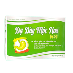 Dạ Dày Mộc Hoa Plus - Hỗ Trợ Tiêu Hóa, Thanh Lọc Cơ Thể - Hộp 30 Gói Chính Hãng Bigfa