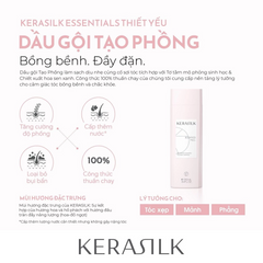 Dầu Gội Tăng Phồng Tóc Kerasilk Volumizing Bodified Full 250ml - Giúp Tóc Bồng Bềnh, Sạch Sâu, Hương Hoa Tự Nhiên