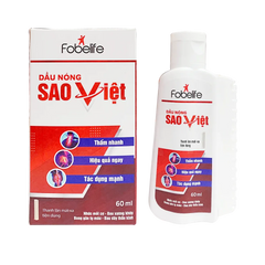 Dầu Nóng Sao Việt Giảm Đau Nhức Xương Khớp, Bong Gân, Hỗ Trợ Đau Cơ, Giảm Bầm Tím - Chai Xoa Bóp Cầm Tay Tiện Lợi