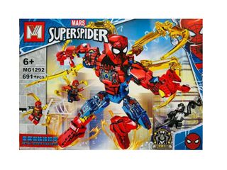 Đồ Chơi Lắp Ghép Siêu Nhân Người Nhện MG1292 - Bộ Xây Dựng Lego Siêu Anh Hùng Marvel Cho Trẻ Em